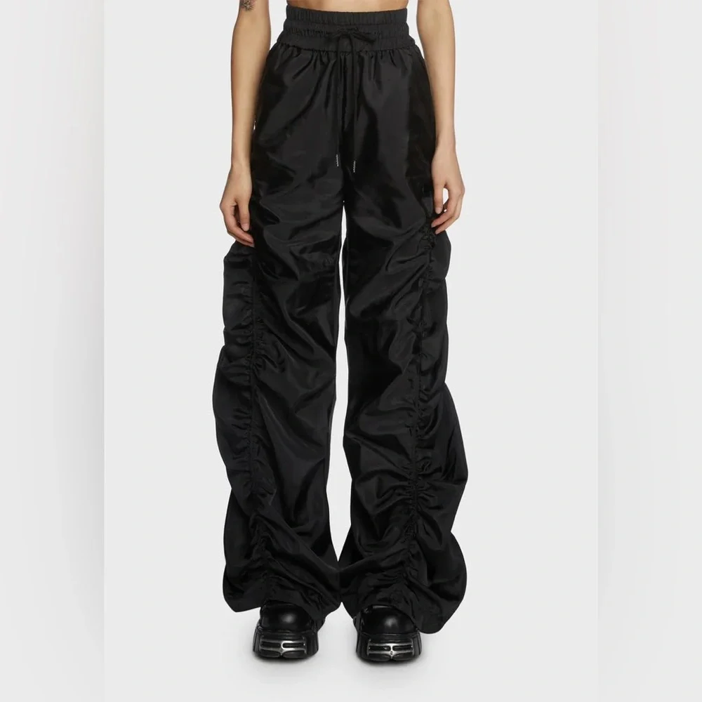 Zemeta - Ruched Wide Leg Pants - Size Small - Picture 2 of 7